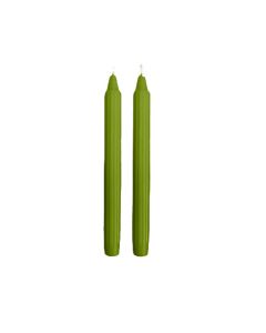 Candele scanalata Ø 2,2 cm h. 25 cm 8 pezzi -Pistacchio