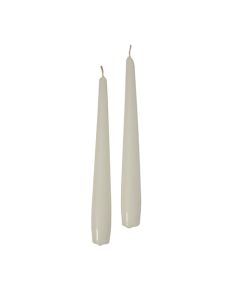 Candele coniche Ø 2,2 cm h. 21 cm 50 pezzi - Panna