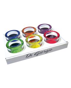 Porta tealight in vetro colorato - Colori assortiti