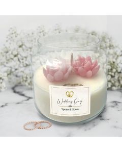 Giara Wedding- Peonia Bianca & White Blossom - 80 ORE - Personalizzabile 