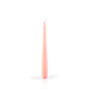 Candele laccate coniche Ø 2,2 cm h. 21 cm 3 pezzi - Rosa chiaro