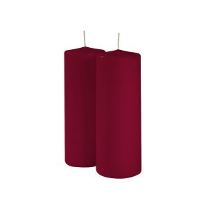 Ceri Ø 7 cm h. 20 cm 2 pezzi - Bordeaux