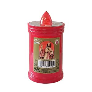 Luxì Santissimo Gesù - Cero votivo elettrico h. 11 cm