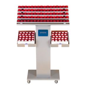 Candeliere per 60/80 luminelli con serratura