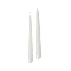 Candele coniche Ø 2,2 cm h. 25 cm 50 pezzi - Bianco