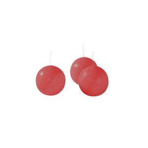 Candele sfera Ø 3 cm 20 pezzi - Bordeaux