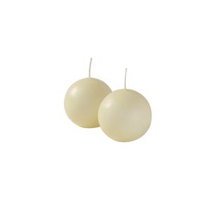 Candele sfera Ø 6 cm 6 pezzi - Avorio