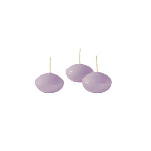Candele galleggianti Ø 4,5 cm h. 2,7 cm 20 pezzi - Viola chiaro