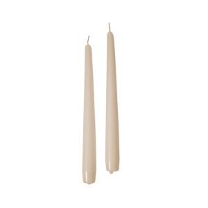 Candele coniche Ø 2,2 cm h. 25 cm 10 pezzi - Cipria