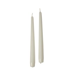Candele coniche Ø 2,2 cm h. 25 cm 10 pezzi - Panna