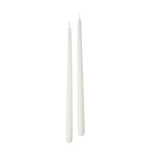 Candele coniche Ø 2,2 cm h. 40 cm 6 pezzi - Bianco
