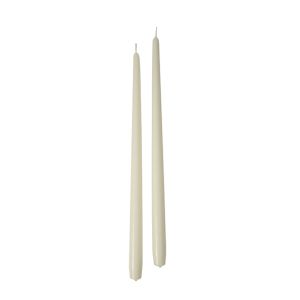 Candele coniche Ø 2,2 cm h. 40 cm 6 pezzi - Panna