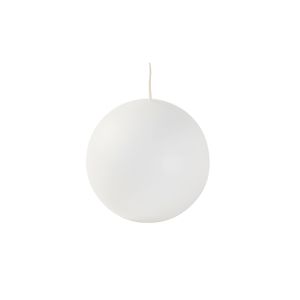 Candele sfera Ø 10 cm 4 pezzi - Bianco