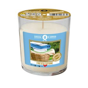 Candela profumata in bicchiere al cotone - Senza allergeni