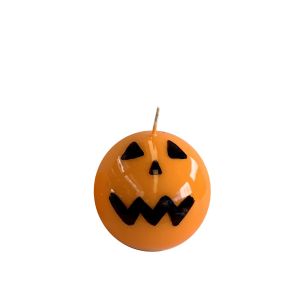 Candela di Halloween  - Sfera diametro 10 cm decorata a mano